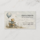 Search for balloon animals business cards Teddy bear