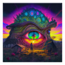Search for surreal drawing posters Psychedelic