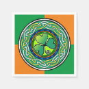 Search for irish shamrock napkins St patrick's day