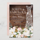 Search for country 40th birthday invitations Flowers