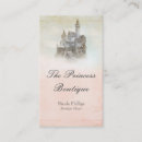 Search for fairytale business cards Castle