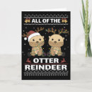 Search for otter christmas cards Funny