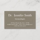 Search for urologist business cards Gynaecologist
