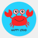 Search for cartoon crabs stickers Illustration
