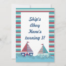 Search for nautical birthday invitations Sailor