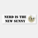 Search for glasses bumper stickers Nerd