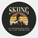 Search for funny skier stickers Carving turns