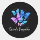 Search for teal awareness ribbon stickers Suicide awareness day