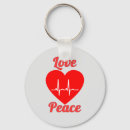 Search for love word key rings Heart