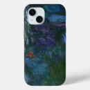 Search for monet water lilies iphone cases Blue