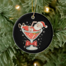 Search for martini christmas tree decorations Santa