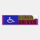 Search for disabled bumper stickers Handicapped