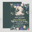 Search for pink bunny baby shower invitations Flowers