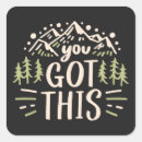 Search for outdoorsy stickers Hiker