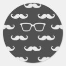 Search for trendy moustache stickers Cute