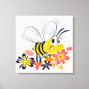 Search for bumble bee canvas prints Cute