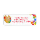 Search for art party return address labels Paint