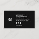 Search for icon business cards Social media