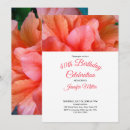 Search for photo 40th birthday invitations Floral