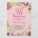 Search for womens 70th birthday invitations Elegant