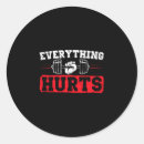 Search for funny workout quotes stickers Saying