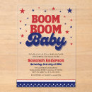 Search for america square invitations Red white and blue