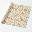 Search for wild flowers wrapping paper Woodland