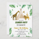 Search for wild things invitations Safari
