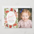 Search for watermelon birthday invitations Pink