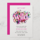 Search for animal print hens party invitations Let's get wild