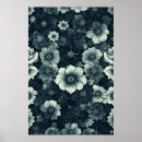 Search for botanical pattern posters Black and white
