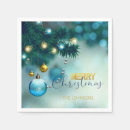 Search for blue christmas napkins Gold
