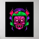 Search for neon skull art Halloween