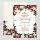Search for watercolor quinceanera invitations Red