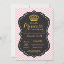 Search for gold princess baby shower invitations Crown