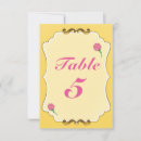 Search for pink yellow table cards Elegant
