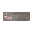 Search for antler return address labels Floral