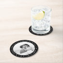Search for typewriter coasters Black and white