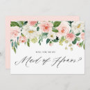 Search for peach bridesmaid cards Maid of honour