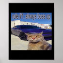 Search for funny boss posters Cat lover