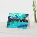 Search for abstract art birthday cards Teal