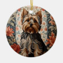 Search for yorkie christmas tree decorations Yorkshire terrier