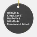 Search for shakespeare christmas tree decorations King