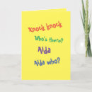 Search for knock knock joke cards Funny