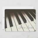 Search for music concert invitations Black and white