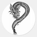 Search for white dragon stickers Retro