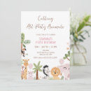Search for calling all party animals invitations Wild one