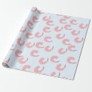 Search for shrimp wrapping paper Cute