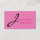 Search for makeup artist business cards Salon