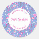 Search for blue floral save the dates Modern